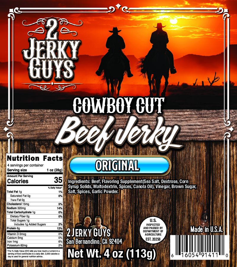 4oz Original Cowboy Beef Jerky