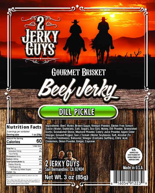 Dill Pickle Flavor Brisket Beef Jerky