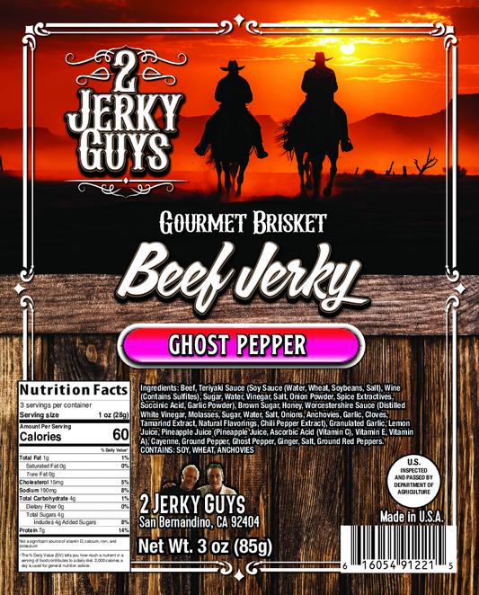 Ghost Pepper Brisket Beef Jerky