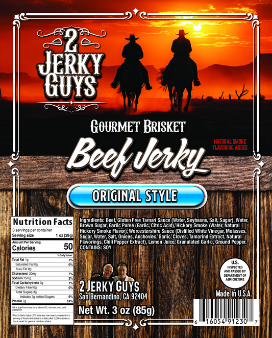 Original Brisket Beef Jerky - GLUTEN FREE